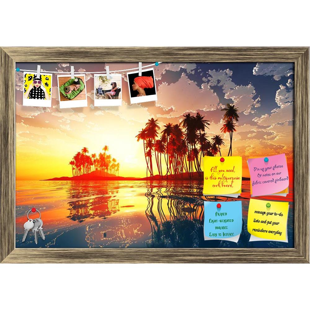 ArtzFolio Magic Sunset In Clouds Over Coconut Tropic Island Printed Bulletin Board Notice Pin Board Soft Board | Framed-Bulletin Boards Framed-AZ5006341BLB_FR_RF_R-0-Image Code 5006341 Vishnu Image Folio Pvt Ltd, IC 5006341, ArtzFolio, Bulletin Boards Framed, Landscapes, Photography, magic, sunset, in, clouds, over, coconut, tropic, island, printed, bulletin, board, notice, pin, soft, framed, islands, beaches, cloud, sun, purple, rays, corona, leisure, day, night, caribbean, maui, fiji, thailand, hawaii, su