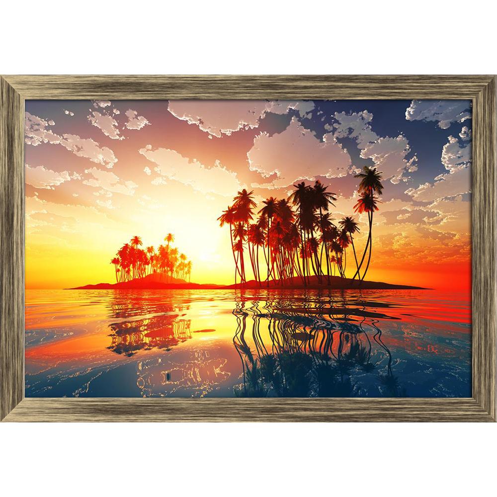 ArtzFolio Magic Sunset In Clouds Over Coconut Tropic Island Canvas Painting-Paintings Wooden Framing-AZ5006341ART_FR_RF_R-0-Image Code 5006341 Vishnu Image Folio Pvt Ltd, IC 5006341, ArtzFolio, Paintings Wooden Framing, Landscapes, Photography, magic, sunset, in, clouds, over, coconut, tropic, island, canvas, painting, framed, print, wall, for, living, room, with, frame, poster, pitaara, box, large, size, drawing, art, split, big, office, reception, of, kids, panel, designer, decorative, amazonbasics, repri