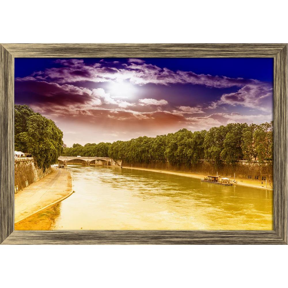 ArtzFolio The Tiber River In Rome, Italy D1 Canvas Painting Synthetic Frame-Paintings Synthetic Framing-AZ5006347ART_FR_RF_R-0-Image Code 5006347 Vishnu Image Folio Pvt Ltd, IC 5006347, ArtzFolio, Paintings Synthetic Framing, Landscapes, Places, Photography, the, tiber, river, in, rome, italy, d1, canvas, painting, synthetic, frame, framed, print, wall, for, living, room, with, poster, pitaara, box, large, size, drawing, art, split, big, office, reception, of, kids, panel, designer, decorative, amazonbasics