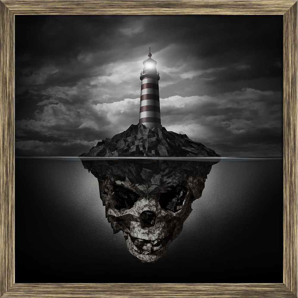 ArtzFolio Underwater Skull Metaphor for Dishonesty Deception Canvas Painting-Paintings Wooden Framing-AZ5006350ART_FR_RF_R-0-Image Code 5006350 Vishnu Image Folio Pvt Ltd, IC 5006350, ArtzFolio, Paintings Wooden Framing, Conceptual, Digital Art, underwater, skull, metaphor, for, dishonesty, deception, canvas, painting, framed, print, wall, living, room, with, frame, poster, pitaara, box, large, size, drawing, art, split, big, office, reception, photography, of, kids, panel, designer, decorative, amazonbasic