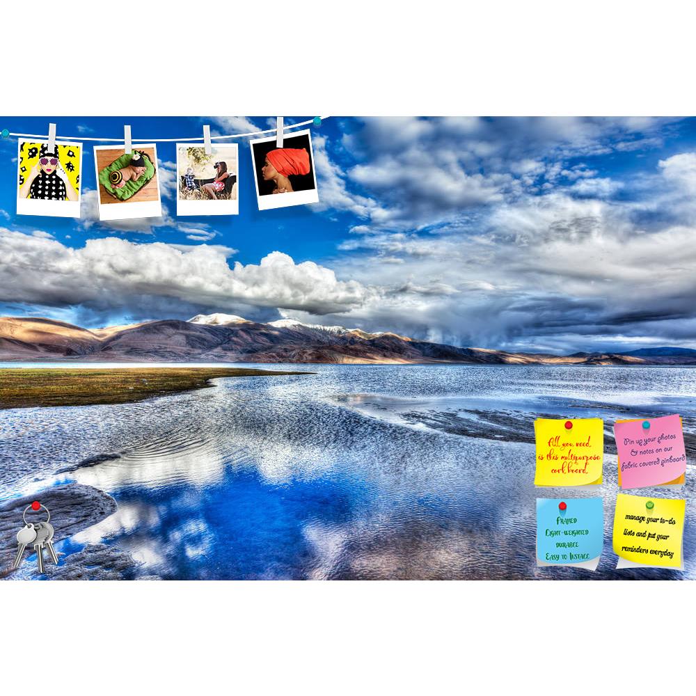 ArtzFolio Himalayan Mountain Lake in Ladakh, India Printed Bulletin Board Notice Pin Board Soft Board | Frameless-Bulletin Boards Frameless-AZ5006356BLB_FL_RF_R-0-Image Code 5006356 Vishnu Image Folio Pvt Ltd, IC 5006356, ArtzFolio, Bulletin Boards Frameless, Landscapes, Places, Photography, himalayan, mountain, lake, in, ladakh, india, printed, bulletin, board, notice, pin, soft, frameless, himalaya, himalayas, jammu, and, kashmir, north, tibet, tso, moriri, cloud, cloudiness, clouds, cloudy, day, daylight