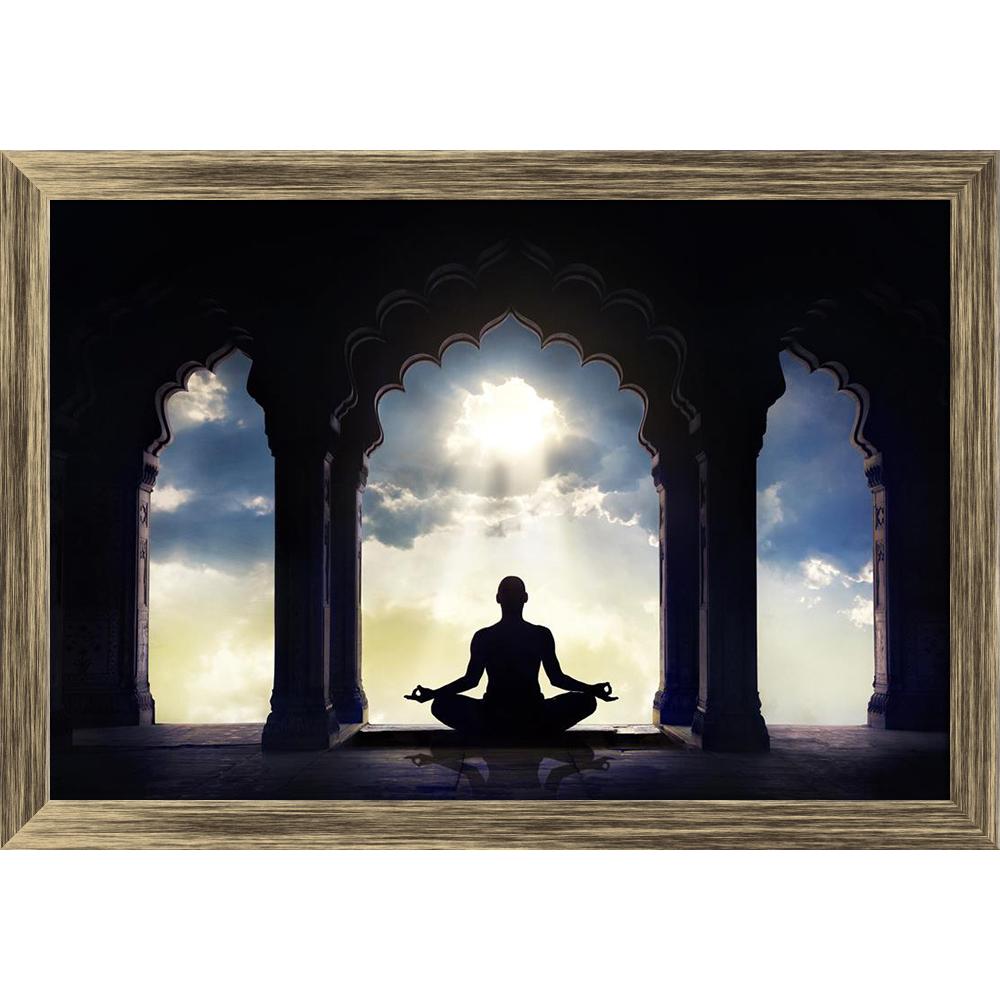 ArtzFolio Meditating In Old Temple Canvas Painting Synthetic Frame-Paintings Synthetic Framing-AZ5006360ART_FR_RF_R-0-Image Code 5006360 Vishnu Image Folio Pvt Ltd, IC 5006360, ArtzFolio, Paintings Synthetic Framing, Landscapes, Places, Religious, Photography, meditating, in, old, temple, canvas, painting, synthetic, frame, framed, print, wall, for, living, room, with, poster, pitaara, box, large, size, drawing, art, split, big, office, reception, of, kids, panel, designer, decorative, amazonbasics, reprint