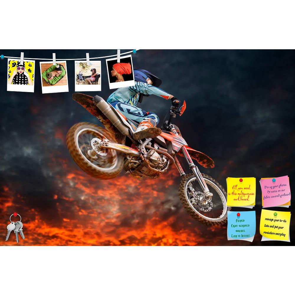 ArtzFolio Jumping Motocross Rider With Firestorm Printed Bulletin Board Notice Pin Board Soft Board | Frameless-Bulletin Boards Frameless-AZ5006364BLB_FL_RF_R-0-Image Code 5006364 Vishnu Image Folio Pvt Ltd, IC 5006364, ArtzFolio, Bulletin Boards Frameless, Automobiles, Sports, Photography, jumping, motocross, rider, with, firestorm, printed, bulletin, board, notice, pin, soft, frameless, machine, battle, race, competition, motor, motorcycle, bike, motorbike, cross, dirt, action, stunt, motocycle, enduro, j