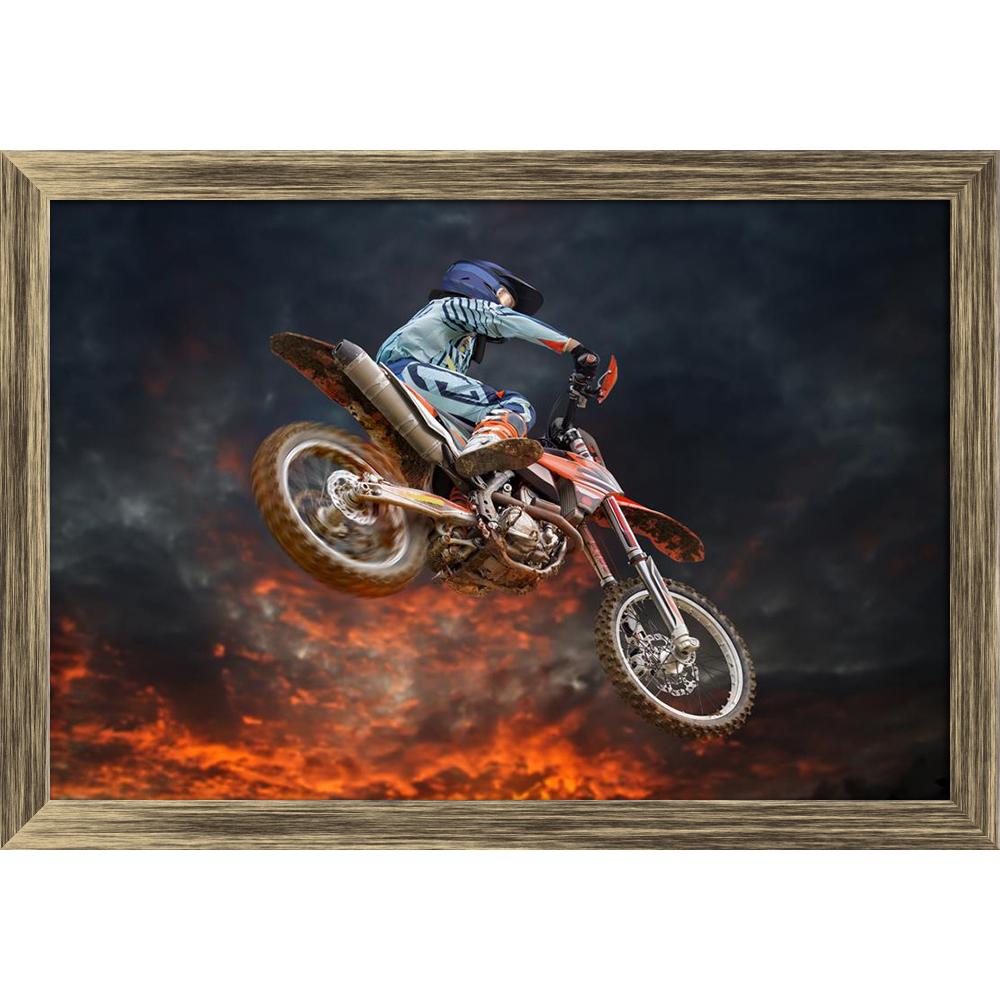ArtzFolio Jumping Motocross Rider With Firestorm Canvas Painting-Paintings Wooden Framing-AZ5006364ART_FR_RF_R-0-Image Code 5006364 Vishnu Image Folio Pvt Ltd, IC 5006364, ArtzFolio, Paintings Wooden Framing, Automobiles, Sports, Photography, jumping, motocross, rider, with, firestorm, canvas, painting, framed, print, wall, for, living, room, frame, poster, pitaara, box, large, size, drawing, art, split, big, office, reception, of, kids, panel, designer, decorative, amazonbasics, reprint, small, bedroom, on
