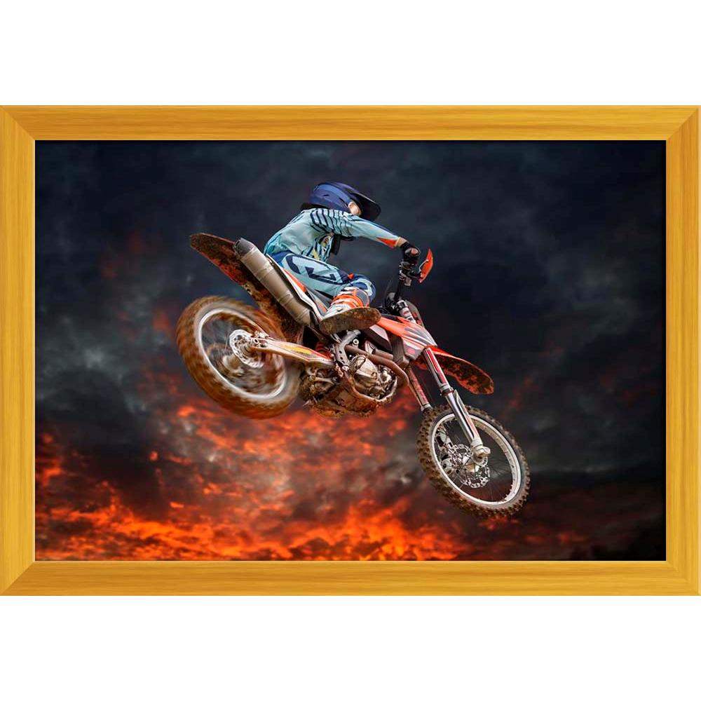 ArtzFolio Jumping Motocross Rider With Firestorm Canvas Painting Synthetic Frame-Paintings Synthetic Framing-AZ5006364ART_FR_RF_R-0-Image Code 5006364 Vishnu Image Folio Pvt Ltd, IC 5006364, ArtzFolio, Paintings Synthetic Framing, Automobiles, Sports, Photography, jumping, motocross, rider, with, firestorm, canvas, painting, synthetic, frame, framed, print, wall, for, living, room, poster, pitaara, box, large, size, drawing, art, split, big, office, reception, of, kids, panel, designer, decorative, amazonba