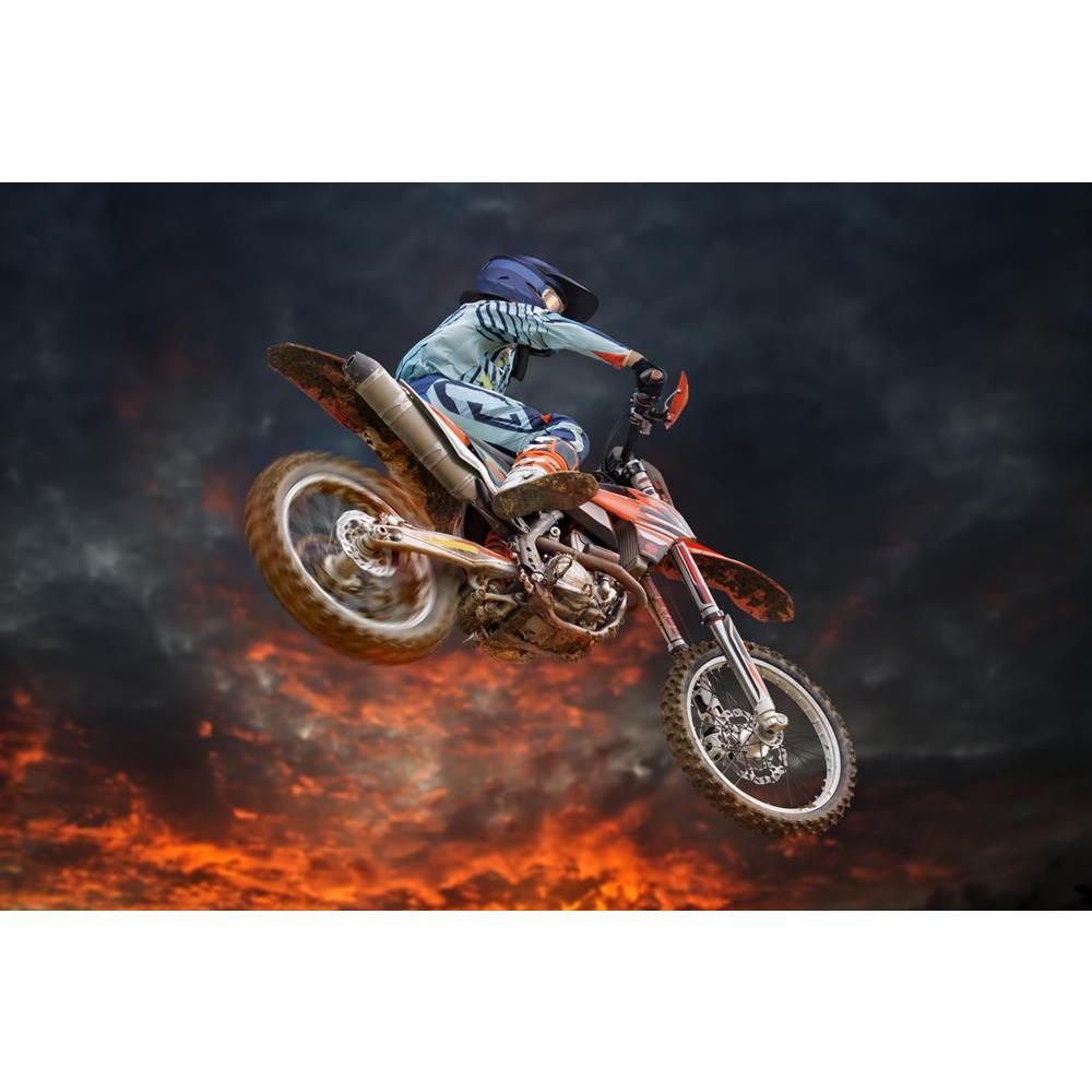 ArtzFolio Jumping Motocross Rider With Firestorm Canvas Painting-Paintings MDF Framing-AZ5006364ART_UN_RF_R-0-Image Code 5006364 Vishnu Image Folio Pvt Ltd, IC 5006364, ArtzFolio, Paintings MDF Framing, Automobiles, Sports, Photography, jumping, motocross, rider, with, firestorm, canvas, painting, framed, print, wall, for, living, room, frame, poster, pitaara, box, large, size, drawing, art, split, big, office, reception, of, kids, panel, designer, decorative, amazonbasics, reprint, small, bedroom, on, scen