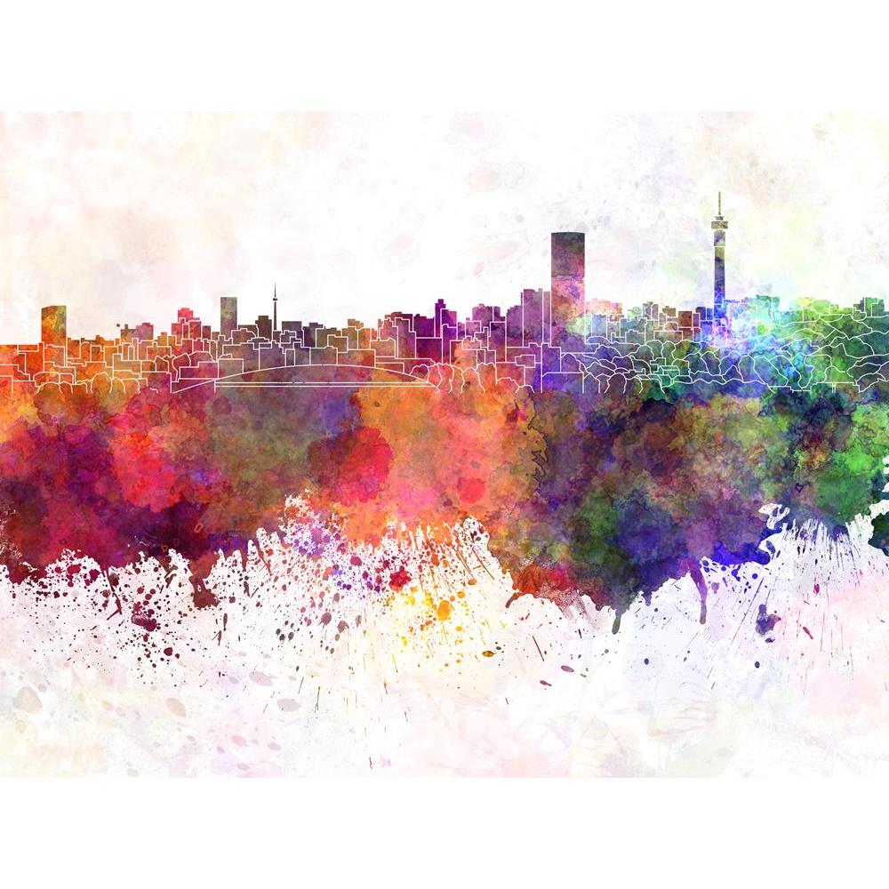 ArtzFolio Johannesburg, South Africa, Skyline in Watercolor Unframed Premium Canvas Painting-Paintings Unframed Premium-AZ5006366ART_UN_RF_R-0-Image Code 5006366 Vishnu Image Folio Pvt Ltd, IC 5006366, ArtzFolio, Paintings Unframed Premium, Places, Fine Art Reprint, johannesburg, south, africa, skyline, in, watercolor, unframed, premium, canvas, painting, large, size, print, wall, for, living, room, without, frame, decorative, poster, art, pitaara, box, drawing, photography, amazonbasics, big, kids, designe