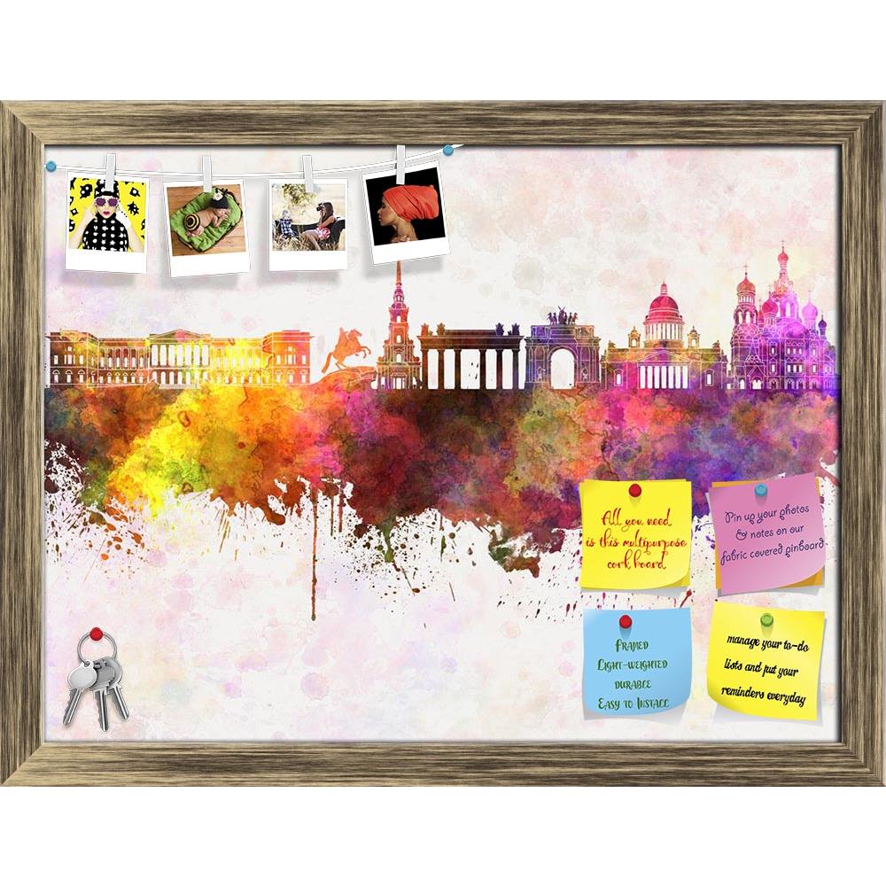 ArtzFolio Saint Petersburg Skyline, Russian Port City Printed Bulletin Board Notice Pin Board Soft Board | Framed-Bulletin Boards Framed-AZ5006368BLB_FR_RF_R-0-Image Code 5006368 Vishnu Image Folio Pvt Ltd, IC 5006368, ArtzFolio, Bulletin Boards Framed, Places, Fine Art Reprint, saint, petersburg, skyline, russian, port, city, printed, bulletin, board, notice, pin, soft, framed, russia, europe, watercolor, background, abstract, paint, color, splash, colorful, art, texture, grunge, paper, ink, illustration, 