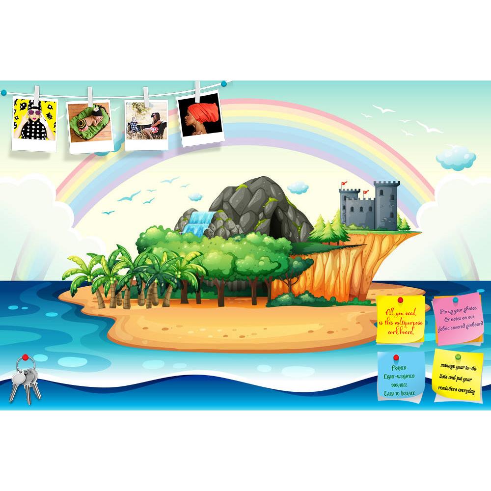 ArtzFolio Desert Island Printed Bulletin Board Notice Pin Board Soft Board | Frameless-Bulletin Boards Frameless-AZ5006374BLB_FL_RF_R-0-Image Code 5006374 Vishnu Image Folio Pvt Ltd, IC 5006374, ArtzFolio, Bulletin Boards Frameless, Kids, Landscapes, Digital Art, desert, island, printed, bulletin, board, notice, pin, soft, frameless, illustration, pin up board, push pin board, extra large cork board, big pin board, notice board, small bulletin board, cork board, wall notice board, giant cork board, bulletin