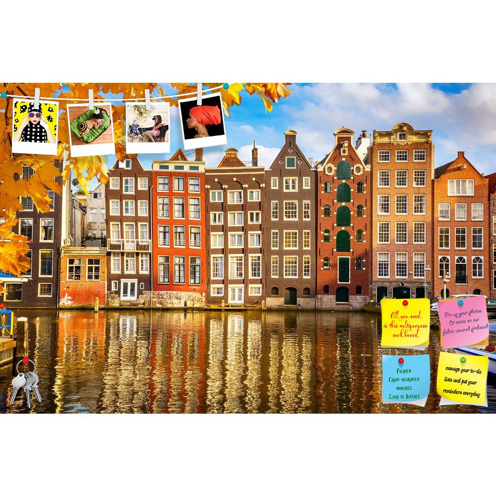ArtzFolio Old Buildings in Amsterdam, The Netherlands Printed Bulletin Board Notice Pin Board Soft Board | Frameless-Bulletin Boards Frameless-AZ5006395BLB_FL_RF_R-0-Image Code 5006395 Vishnu Image Folio Pvt Ltd, IC 5006395, ArtzFolio, Bulletin Boards Frameless, Places, Photography, old, buildings, in, amsterdam, the, netherlands, printed, bulletin, board, notice, pin, soft, frameless, holland, canal, autumn, fall, house, leaves, foliage, dutch, traditional, cityscape, landmark, architecture, town, capital,