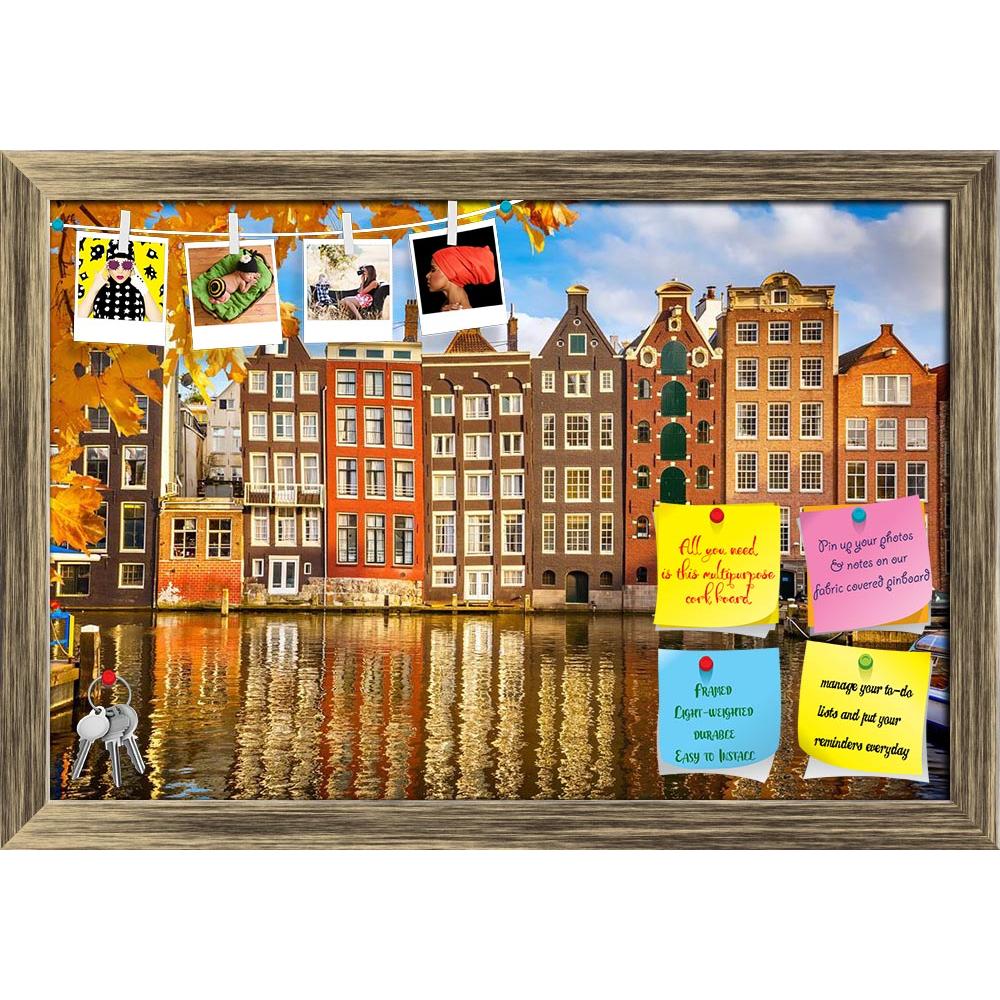ArtzFolio Old Buildings in Amsterdam, The Netherlands Printed Bulletin Board Notice Pin Board Soft Board | Framed-Bulletin Boards Framed-AZ5006395BLB_FR_RF_R-0-Image Code 5006395 Vishnu Image Folio Pvt Ltd, IC 5006395, ArtzFolio, Bulletin Boards Framed, Places, Photography, old, buildings, in, amsterdam, the, netherlands, printed, bulletin, board, notice, pin, soft, framed, holland, canal, autumn, fall, house, leaves, foliage, dutch, traditional, cityscape, landmark, architecture, town, capital, city, cultu