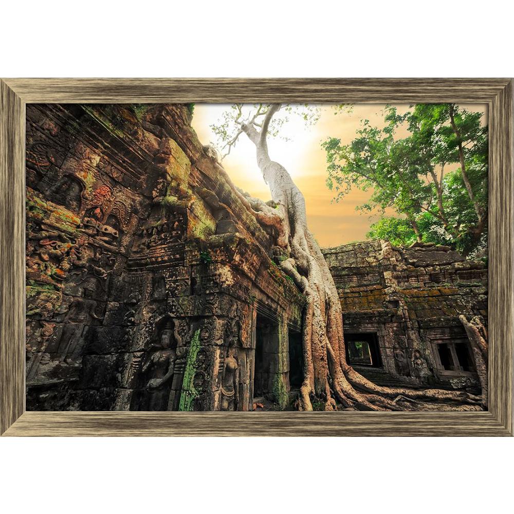 ArtzFolio Ancient Ta Prohm Temple, Angkor Wat, Cambodia Canvas Painting Synthetic Frame-Paintings Synthetic Framing-AZ5006398ART_FR_RF_R-0-Image Code 5006398 Vishnu Image Folio Pvt Ltd, IC 5006398, ArtzFolio, Paintings Synthetic Framing, Places, Religious, Photography, ancient, ta, prohm, temple, angkor, wat, cambodia, canvas, painting, synthetic, frame, framed, print, wall, for, living, room, with, poster, pitaara, box, large, size, drawing, art, split, big, office, reception, of, kids, panel, designer, de