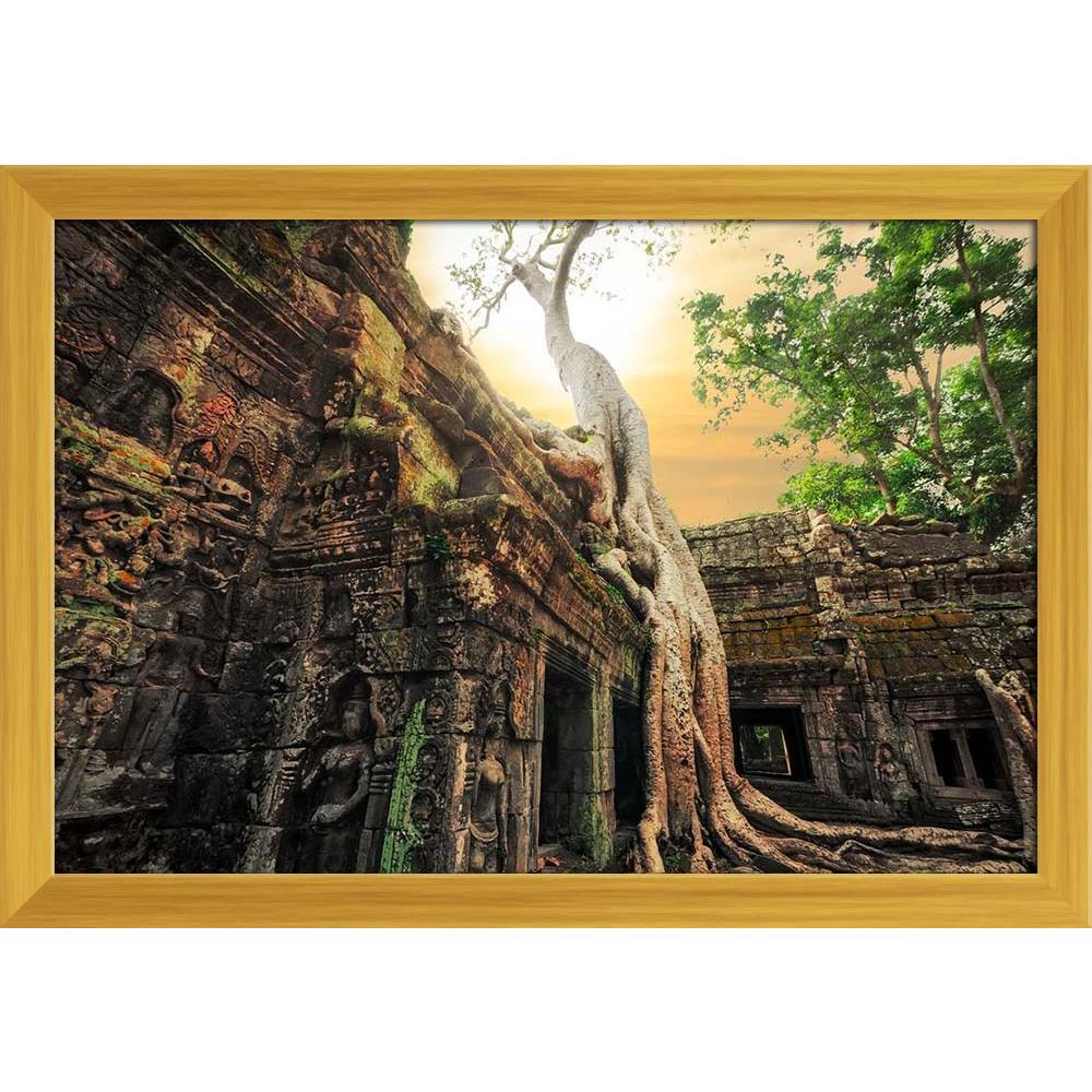 ArtzFolio Ancient Ta Prohm Temple, Angkor Wat, Cambodia Canvas