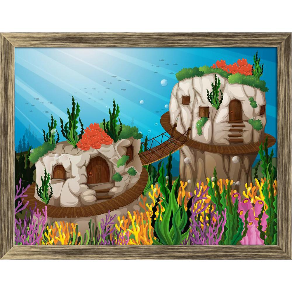 ArtzFolio Two Caves Underwater Canvas Painting-Paintings Wooden Framing-AZ5006399ART_FR_RF_R-0-Image Code 5006399 Vishnu Image Folio Pvt Ltd, IC 5006399, ArtzFolio, Paintings Wooden Framing, Kids, Landscapes, Digital Art, two, caves, underwater, canvas, painting, framed, print, wall, for, living, room, with, frame, poster, pitaara, box, large, size, drawing, art, split, big, office, reception, photography, of, panel, designer, decorative, amazonbasics, reprint, small, bedroom, on, scenery, illustration, pai