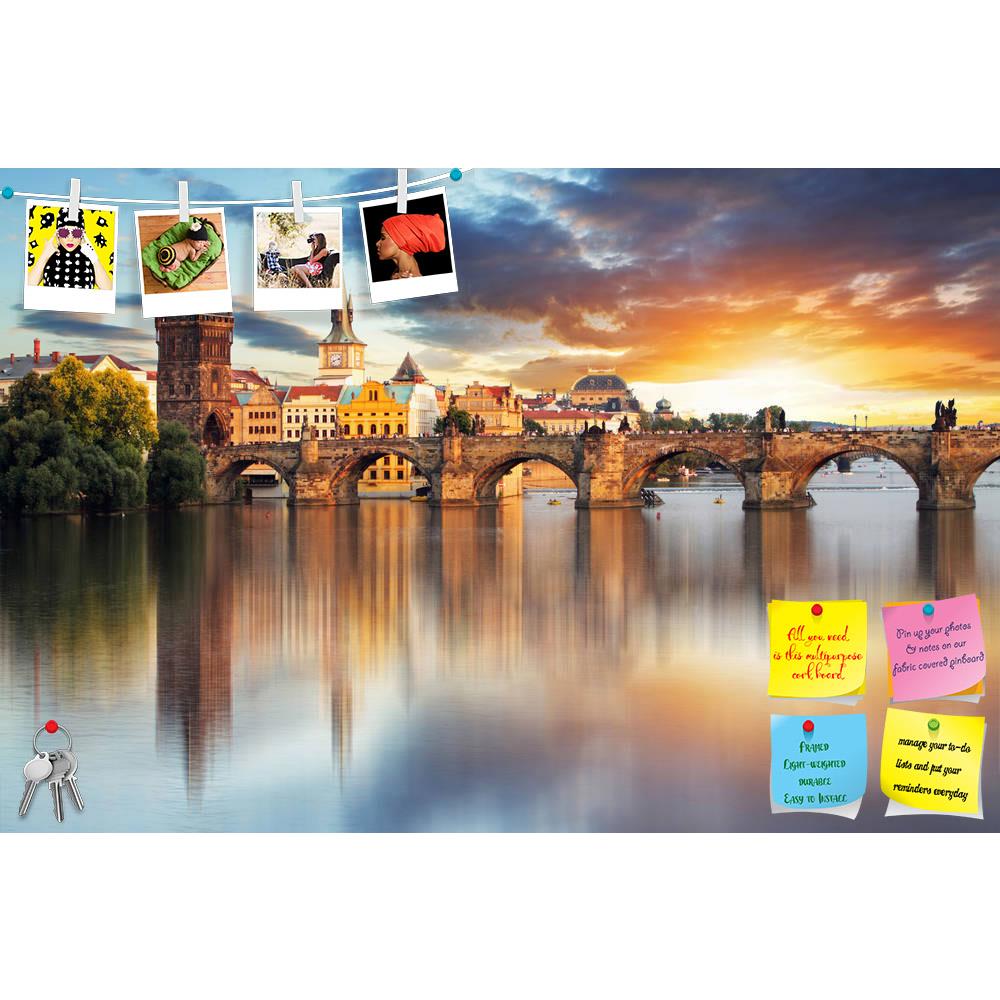 ArtzFolio Charles Bridge in Prague, Czech Republic Printed Bulletin Board Notice Pin Board Soft Board | Frameless-Bulletin Boards Frameless-AZ5006406BLB_FL_RF_R-0-Image Code 5006406 Vishnu Image Folio Pvt Ltd, IC 5006406, ArtzFolio, Bulletin Boards Frameless, Landscapes, Places, Photography, charles, bridge, in, prague, czech, republic, printed, bulletin, board, notice, pin, soft, frameless, river, famous, city, travel, old, town, sky, architecture, europe, landmark, tourism, history, vltava, tower, blue, b