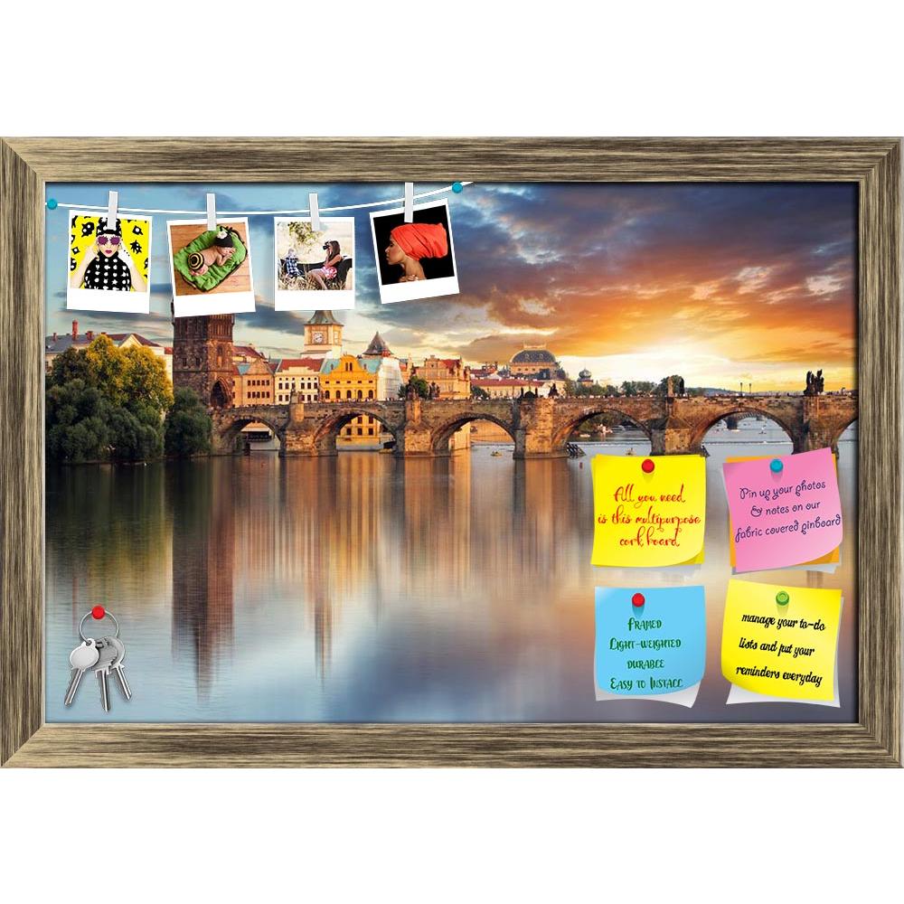 ArtzFolio Charles Bridge in Prague, Czech Republic Printed Bulletin Board Notice Pin Board Soft Board | Framed-Bulletin Boards Framed-AZ5006406BLB_FR_RF_R-0-Image Code 5006406 Vishnu Image Folio Pvt Ltd, IC 5006406, ArtzFolio, Bulletin Boards Framed, Landscapes, Places, Photography, charles, bridge, in, prague, czech, republic, printed, bulletin, board, notice, pin, soft, framed, river, famous, city, travel, old, town, sky, architecture, europe, landmark, tourism, history, vltava, tower, blue, building, urb