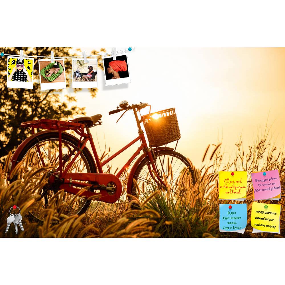 ArtzFolio Beautiful Landscape Image With Bicycle At Sunset Printed Bulletin Board Notice Pin Board Soft Board | Frameless-Bulletin Boards Frameless-AZ5006407BLB_FL_RF_R-0-Image Code 5006407 Vishnu Image Folio Pvt Ltd, IC 5006407, ArtzFolio, Bulletin Boards Frameless, Landscapes, Photography, beautiful, landscape, image, with, bicycle, at, sunset, printed, bulletin, board, notice, pin, soft, frameless, ancient, antique, art, artwork, autumn, background, basket, bike, blue, break, city, classic, color, cyclin