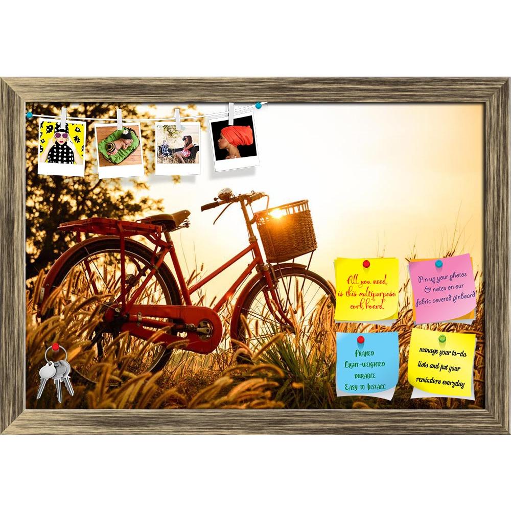 ArtzFolio Beautiful Landscape Image With Bicycle At Sunset Printed Bulletin Board Notice Pin Board Soft Board | Framed-Bulletin Boards Framed-AZ5006407BLB_FR_RF_R-0-Image Code 5006407 Vishnu Image Folio Pvt Ltd, IC 5006407, ArtzFolio, Bulletin Boards Framed, Landscapes, Photography, beautiful, landscape, image, with, bicycle, at, sunset, printed, bulletin, board, notice, pin, soft, framed, ancient, antique, art, artwork, autumn, background, basket, bike, blue, break, city, classic, color, cycling, day, deco