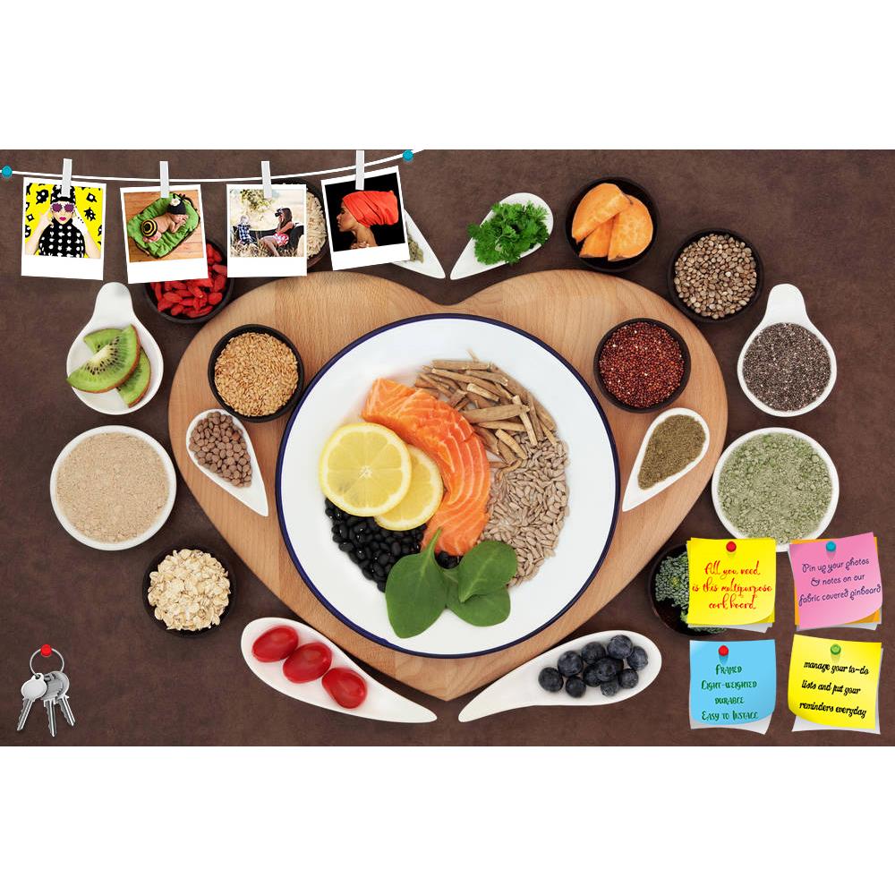 ArtzFolio Heart Shaped Food Selection Display D1 Printed Bulletin Board Notice Pin Board Soft Board | Frameless-Bulletin Boards Frameless-AZ5006408BLB_FL_RF_R-0-Image Code 5006408 Vishnu Image Folio Pvt Ltd, IC 5006408, ArtzFolio, Bulletin Boards Frameless, Food & Beverage, Photography, heart, shaped, food, selection, display, d1, printed, bulletin, board, notice, pin, soft, frameless, health, superfood, super, healthy, lifestyle, protein, powder, nutrition, nutritious, nutrient, natural, large, sampler, co