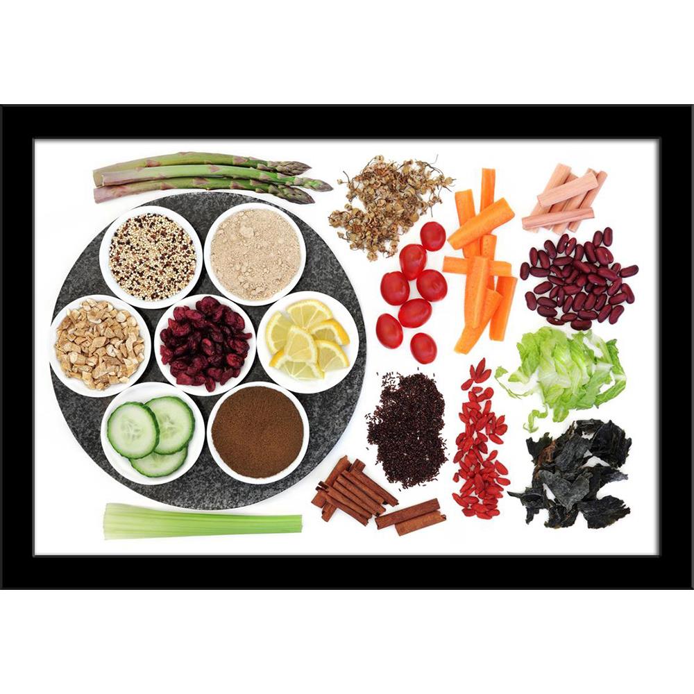 Food Selection Art Display Painting Poster Frame-Regular Art Framed-REG_FR-IC 5006409 IC 5006409, Black and White, Cuisine, Food, Food and Beverage, Food and Drink, Fruit and Vegetable, Fruits, Health, Marble, Marble and Stone, Vegetables, White, selection, art, display, painting, poster, frame, anabolic, antioxidant, background, calorie, carbohydrate, diet, dietary, dieting, fresh, fruit, ginseng, healthy, large, loss, natural, nourishment, nutrient, nutrition, nutritious, organic, powder, protein, sampler