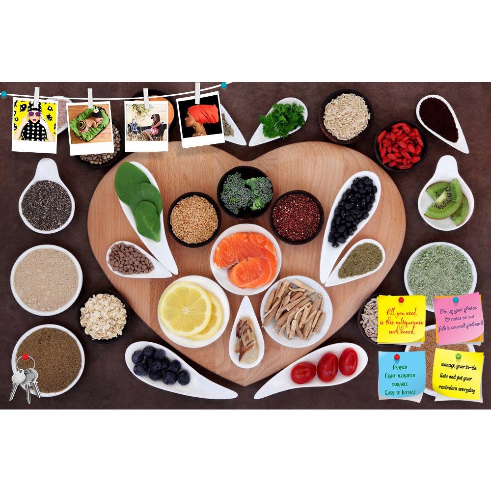 ArtzFolio Heart Shaped Food Selection Display D2 Printed Bulletin Board Notice Pin Board Soft Board | Frameless-Bulletin Boards Frameless-AZ5006410BLB_FL_RF_R-0-Image Code 5006410 Vishnu Image Folio Pvt Ltd, IC 5006410, ArtzFolio, Bulletin Boards Frameless, Food & Beverage, Photography, heart, shaped, food, selection, display, d2, printed, bulletin, board, notice, pin, soft, frameless, health, superfood, super, healthy, lifestyle, living, antioxidant, fresh, dried, diet, dietary, supplement, protein, powder
