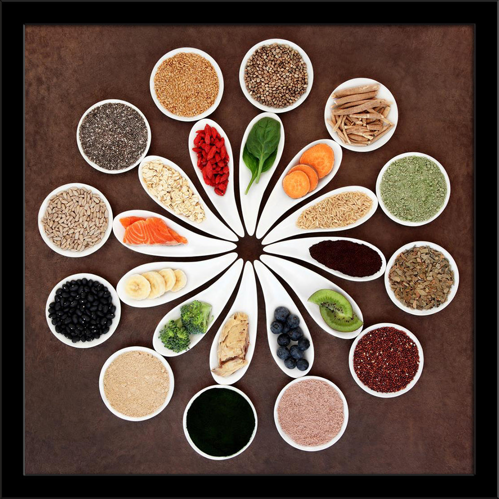 Food Selection Art Display Painting Poster Frame-Regular Art Framed-REG_FR-IC 5006411 IC 5006411, Black and White, Botanical, Cuisine, Floral, Flowers, Food, Food and Beverage, Food and Drink, Health, Nature, White, selection, art, display, painting, poster, frame, anabolic, banana, barley, grass, body, building, broccoli, chia, chlorella, coffee, diet, dietary, flax, ginseng, care, healthcare, healthy, hemp, large, lifestyle, linseed, mackerel, muscle, natural, nourishment, nutrient, nutrition, nutritious,