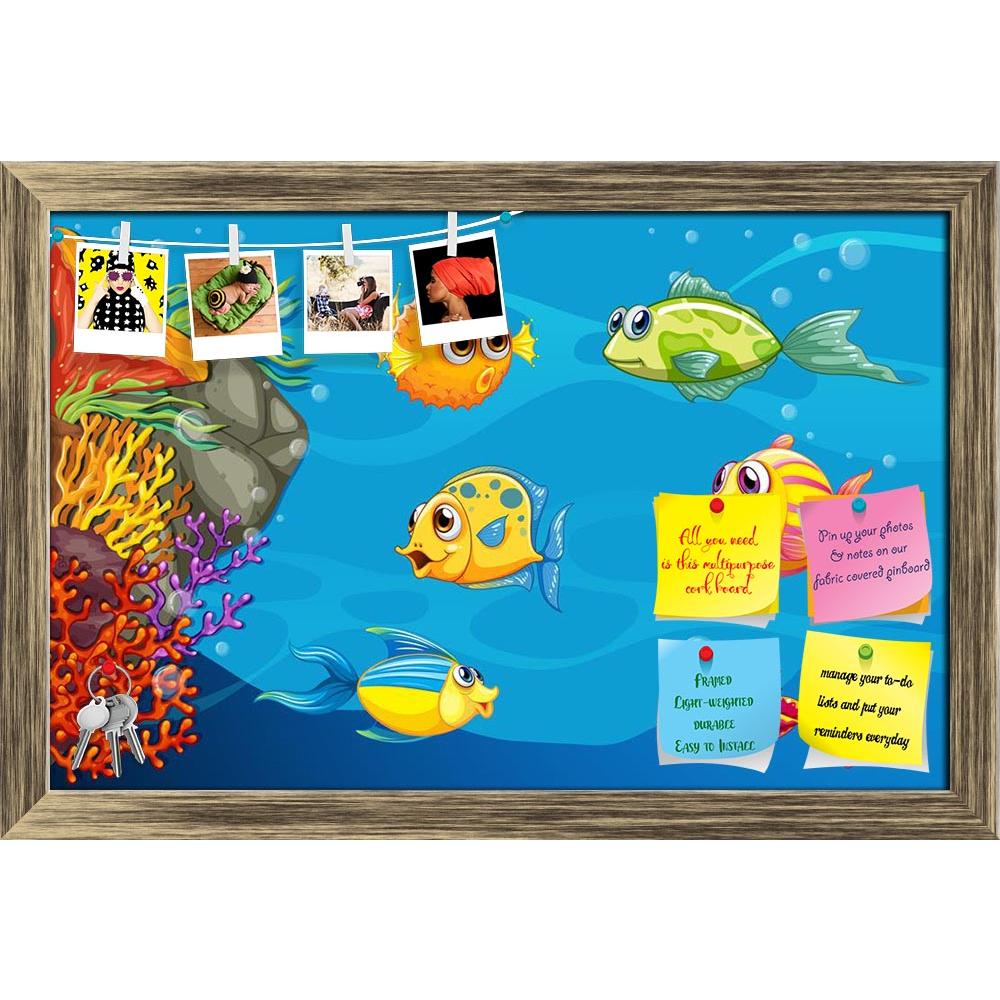 ArtzFolio Fish Swimming Underwater D1 Printed Bulletin Board Notice Pin Board Soft Board | Framed-Bulletin Boards Framed-AZ5006421BLB_FR_RF_R-0-Image Code 5006421 Vishnu Image Folio Pvt Ltd, IC 5006421, ArtzFolio, Bulletin Boards Framed, Animals, Kids, Digital Art, fish, swimming, underwater, d1, printed, bulletin, board, notice, pin, soft, framed, illustration, pin up board, push pin board, extra large cork board, big pin board, notice board, small bulletin board, cork board, wall notice board, giant cork 