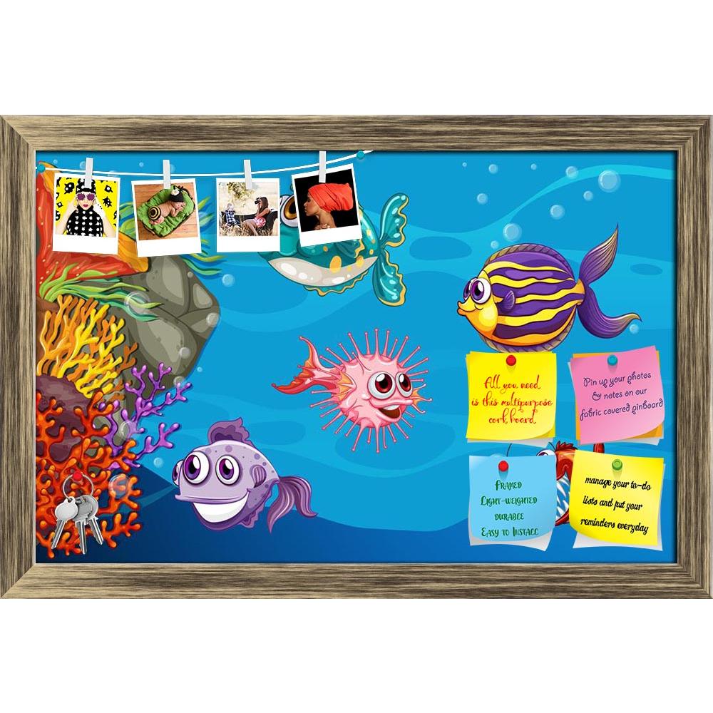 ArtzFolio Fish Swimming Underwater D2 Printed Bulletin Board Notice Pin Board Soft Board | Framed-Bulletin Boards Framed-AZ5006422BLB_FR_RF_R-0-Image Code 5006422 Vishnu Image Folio Pvt Ltd, IC 5006422, ArtzFolio, Bulletin Boards Framed, Animals, Kids, Digital Art, fish, swimming, underwater, d2, printed, bulletin, board, notice, pin, soft, framed, illustration, pin up board, push pin board, extra large cork board, big pin board, notice board, small bulletin board, cork board, wall notice board, giant cork 