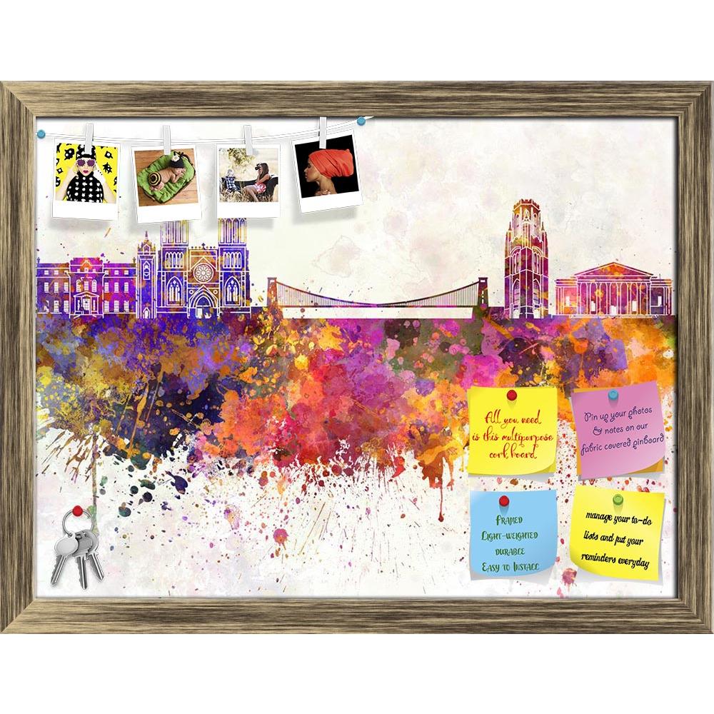 ArtzFolio Skyline of Bristol, Southwest of England Printed Bulletin Board Notice Pin Board Soft Board | Framed-Bulletin Boards Framed-AZ5006424BLB_FR_RF_R-0-Image Code 5006424 Vishnu Image Folio Pvt Ltd, IC 5006424, ArtzFolio, Bulletin Boards Framed, Places, Fine Art Reprint, skyline, of, bristol, southwest, england, printed, bulletin, board, notice, pin, soft, framed, united, kingdom, europe, watercolor, background, abstract, paint, color, splash, colorful, art, texture, grunge, illustration, bright, splat