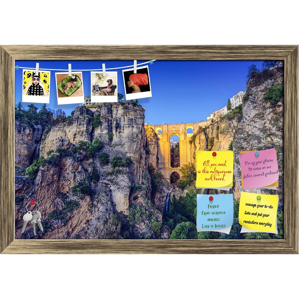 ArtzFolio Ronda, Spain at Puente Nuevo Bridge Printed Bulletin Board Notice Pin Board Soft Board | Framed-Bulletin Boards Framed-AZ5006430BLB_FR_RF_R-0-Image Code 5006430 Vishnu Image Folio Pvt Ltd, IC 5006430, ArtzFolio, Bulletin Boards Framed, Landscapes, Places, Photography, ronda, spain, at, puente, nuevo, bridge, printed, bulletin, board, notice, pin, soft, framed, spanish, european, europe, city, town, tourist, attraction, view, scene, skyline, night, twilight, village, valley, gorge, chasm, guadalevi