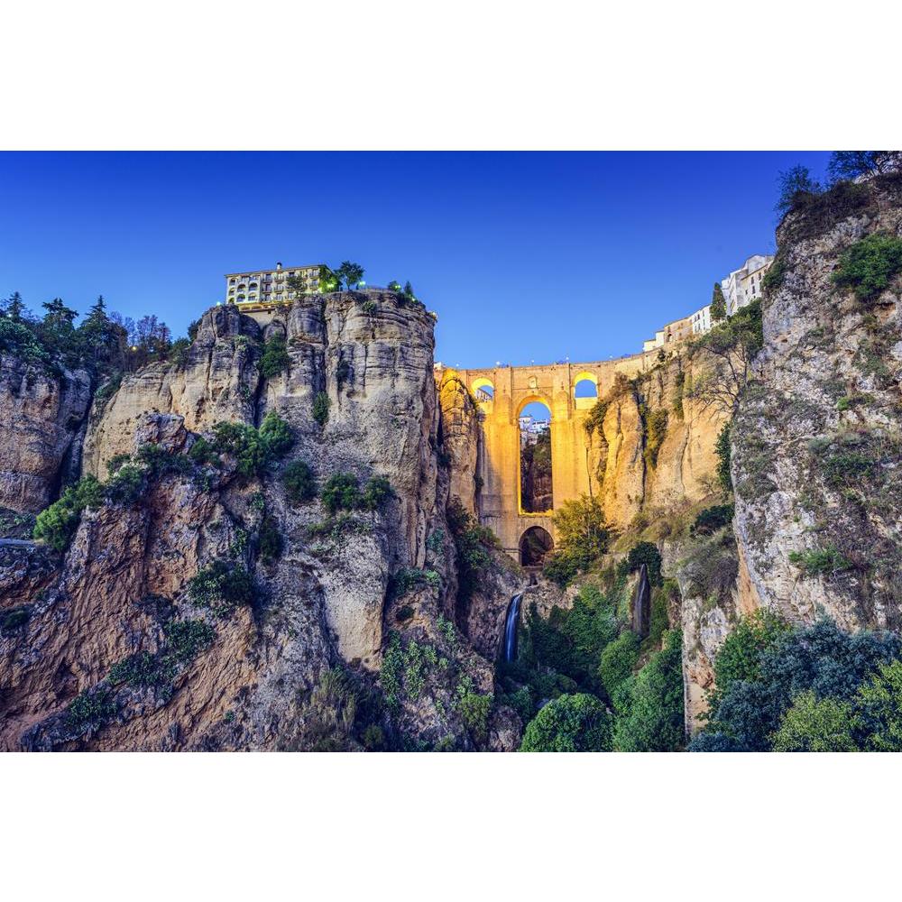 ArtzFolio Ronda, Spain at Puente Nuevo Bridge Canvas Painting-Paintings MDF Framing-AZ5006430ART_UN_RF_R-0-Image Code 5006430 Vishnu Image Folio Pvt Ltd, IC 5006430, ArtzFolio, Paintings MDF Framing, Landscapes, Places, Photography, ronda, spain, at, puente, nuevo, bridge, canvas, painting, framed, print, wall, for, living, room, with, frame, poster, pitaara, box, large, size, drawing, art, split, big, office, reception, of, kids, panel, designer, decorative, amazonbasics, reprint, small, bedroom, on, scene