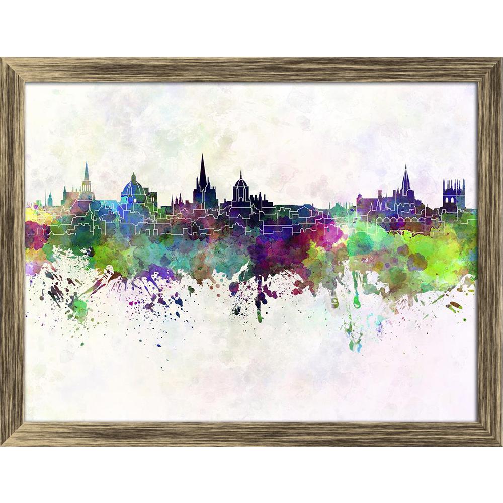 ArtzFolio Oxford, England UK, Skyline in Watercolor Canvas Painting Synthetic Frame-Paintings Synthetic Framing-AZ5006435ART_FR_RF_R-0-Image Code 5006435 Vishnu Image Folio Pvt Ltd, IC 5006435, ArtzFolio, Paintings Synthetic Framing, Places, Fine Art Reprint, oxford, england, uk, skyline, in, watercolor, canvas, painting, synthetic, frame, framed, print, wall, for, living, room, with, poster, pitaara, box, large, size, drawing, art, split, big, office, reception, photography, of, kids, panel, designer, deco