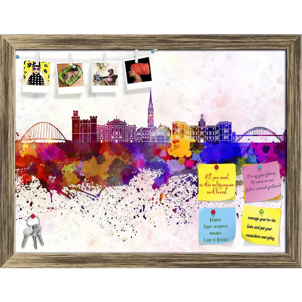 ArtzFolio Skyline of Newcastle upon Tyne, Northeast England Printed Bulletin Board Notice Pin Board Soft Board | Framed-Bulletin Boards Framed-AZ5006436BLB_FR_RF_R-0-Image Code 5006436 Vishnu Image Folio Pvt Ltd, IC 5006436, ArtzFolio, Bulletin Boards Framed, Places, Fine Art Reprint, skyline, of, newcastle, upon, tyne, northeast, england, printed, bulletin, board, notice, pin, soft, framed, united, kingdom, europe, watercolor, background, abstract, paint, color, splash, colorful, art, texture, grunge, illu