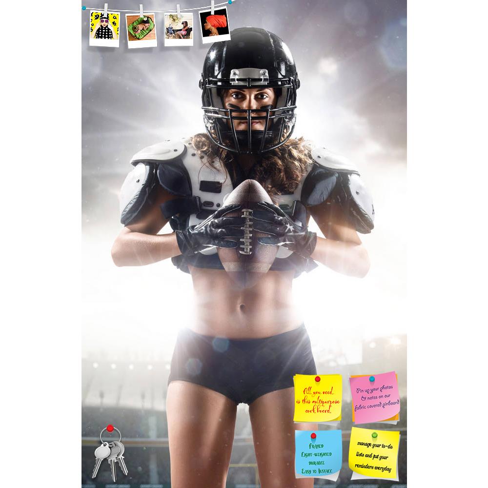 ArtzFolio American Football Female Player Posing With Ball D1 Printed Bulletin Board Notice Pin Board Soft Board | Frameless-Bulletin Boards Frameless-AZ5006457BLB_FL_RF_R-0-Image Code 5006457 Vishnu Image Folio Pvt Ltd, IC 5006457, ArtzFolio, Bulletin Boards Frameless, Figurative, Sports, Photography, american, football, female, player, posing, with, ball, d1, printed, bulletin, board, notice, pin, soft, frameless, action, adult, athlete, attack, beautiful, body, build, caucasian, competitive, cut, cute, f