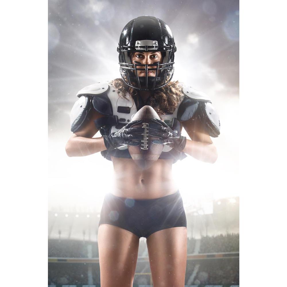 ArtzFolio American Football Female Player Posing With Ball D1 Unframed Premium Canvas Painting-Paintings Unframed Premium-AZ5006457ART_UN_RF_R-0-Image Code 5006457 Vishnu Image Folio Pvt Ltd, IC 5006457, ArtzFolio, Paintings Unframed Premium, Figurative, Sports, Photography, american, football, female, player, posing, with, ball, d1, unframed, premium, canvas, painting, large, size, print, wall, for, living, room, without, frame, decorative, poster, art, pitaara, box, drawing, amazonbasics, big, kids, desig
