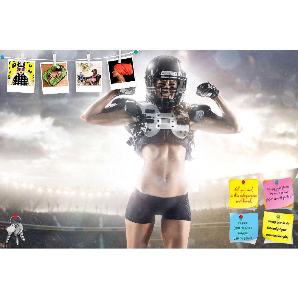 ArtzFolio American Football Female Player Posing With Ball D2 Printed Bulletin Board Notice Pin Board Soft Board | Frameless-Bulletin Boards Frameless-AZ5006458BLB_FL_RF_R-0-Image Code 5006458 Vishnu Image Folio Pvt Ltd, IC 5006458, ArtzFolio, Bulletin Boards Frameless, Figurative, Sports, Photography, american, football, female, player, posing, with, ball, d2, printed, bulletin, board, notice, pin, soft, frameless, action, adult, athlete, attack, beautiful, body, build, caucasian, competitive, cut, cute, f