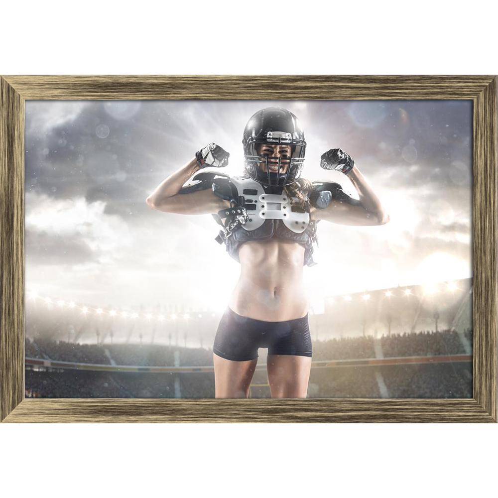 ArtzFolio American Football Female Player Posing With Ball D2 Canvas Painting Synthetic Frame-Paintings Synthetic Framing-AZ5006458ART_FR_RF_R-0-Image Code 5006458 Vishnu Image Folio Pvt Ltd, IC 5006458, ArtzFolio, Paintings Synthetic Framing, Figurative, Sports, Photography, american, football, female, player, posing, with, ball, d2, canvas, painting, synthetic, frame, framed, print, wall, for, living, room, poster, pitaara, box, large, size, drawing, art, split, big, office, reception, of, kids, panel, de