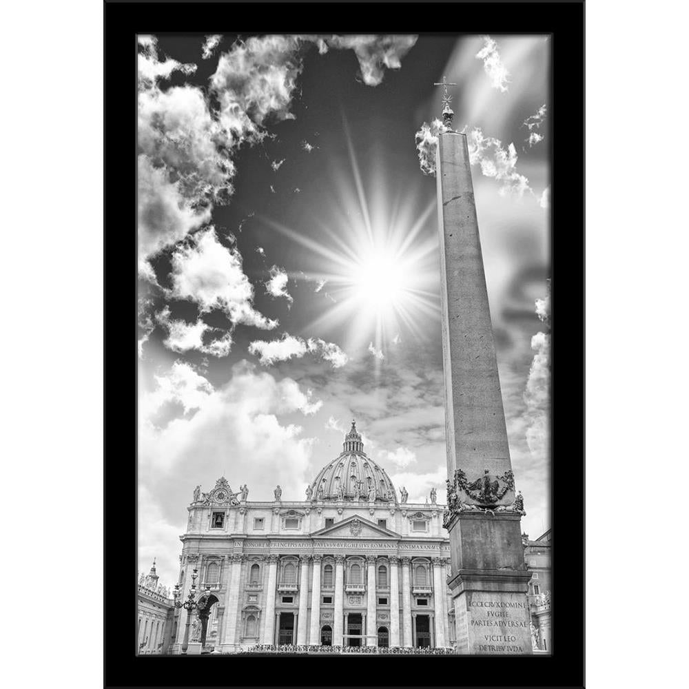 View of St. Peter in Vatican, Rome, Italy Painting Poster Frame-Regular Art Framed-REG_FR-IC 5006462 IC 5006462, Ancient, Architecture, Automobiles, Cities, City Views, God Ram, Hinduism, Historical, Italian, Landscapes, Medieval, Panorama, Religion, Religious, Scenic, Transportation, Travel, Vehicles, Vintage, view, of, st., peter, in, vatican, rome, italy, painting, poster, frame, basilica, building, cathedral, catholic, church, city, cityscape, dome, europe, landscape, monument, night, old, roma, saint, 