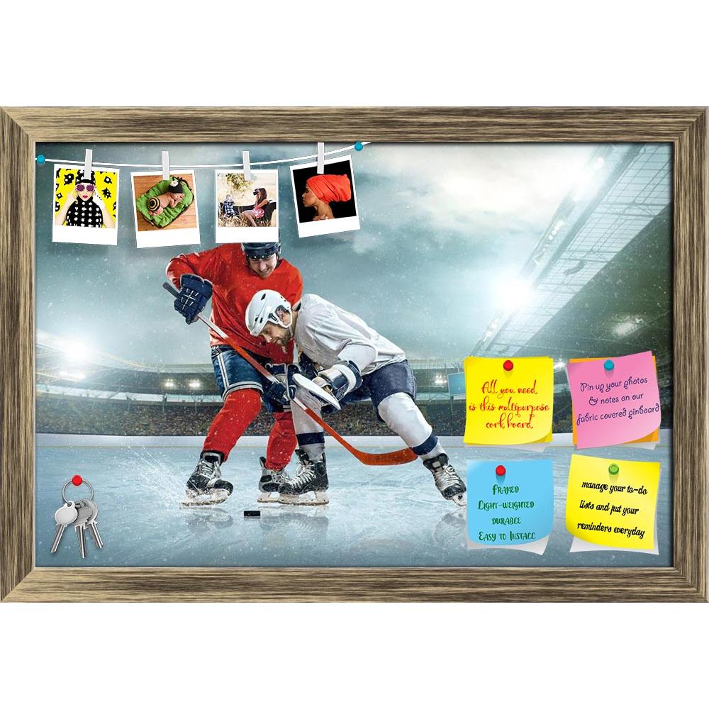 ArtzFolio Ice Hockey Player On The Ice Printed Bulletin Board Notice Pin Board Soft Board | Framed-Bulletin Boards Framed-AZ5006465BLB_FR_RF_R-0-Image Code 5006465 Vishnu Image Folio Pvt Ltd, IC 5006465, ArtzFolio, Bulletin Boards Framed, Sports, Photography, ice, hockey, player, on, the, printed, bulletin, board, notice, pin, soft, framed, classic, team, winter, puck, ice-skating, people, light, playing, games, rink, backgrounds, outdoors, cold, competitive, lifestyles, activity, stick, competition, skate,