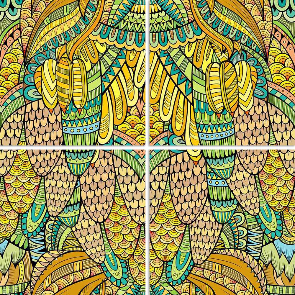 ArtzFolio Vintage Decorative Abstract Ornamental Pattern Split Art Painting Panel on Sunboard-Split Art Panels-AZ5006476SPL_FR_RF_R-0-Image Code 5006476 Vishnu Image Folio Pvt Ltd, IC 5006476, ArtzFolio, Split Art Panels, Abstract, Digital Art, vintage, decorative, ornamental, pattern, split, art, painting, panel, on, sunboard, framed, canvas, print, wall, for, living, room, with, frame, poster, pitaara, box, large, size, drawing, big, office, reception, photography, of, kids, designer, amazonbasics, reprin