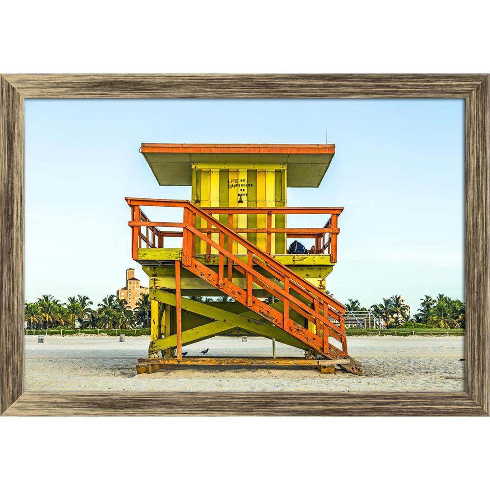 ArtzFolio Life Guard Tower On Miami Beach, Florida USA Canvas Painting-Paintings Wooden Framing-AZ5006491ART_FR_RF_R-0-Image Code 5006491 Vishnu Image Folio Pvt Ltd, IC 5006491, ArtzFolio, Paintings Wooden Framing, Places, Photography, life, guard, tower, on, miami, beach, florida, usa, canvas, painting, framed, print, wall, for, living, room, with, frame, poster, pitaara, box, large, size, drawing, art, split, big, office, reception, of, kids, panel, designer, decorative, amazonbasics, reprint, small, bedr