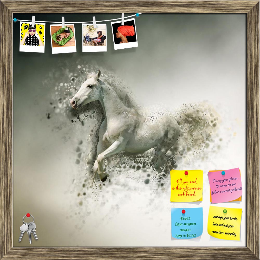 ArtzFolio White Horse Animal Concept Printed Bulletin Board Notice Pin Board Soft Board | Framed-Bulletin Boards Framed-AZ5006501BLB_FR_RF_R-0-Image Code 5006501 Vishnu Image Folio Pvt Ltd, IC 5006501, ArtzFolio, Bulletin Boards Framed, Animals, Photography, white, horse, animal, concept, printed, bulletin, board, notice, pin, soft, framed, concept., can, be, used, for, wallpaper, canvas, print, decoration, banner, t-shirt, graphic, advertising., pin up board, push pin board, extra large cork board, big pin