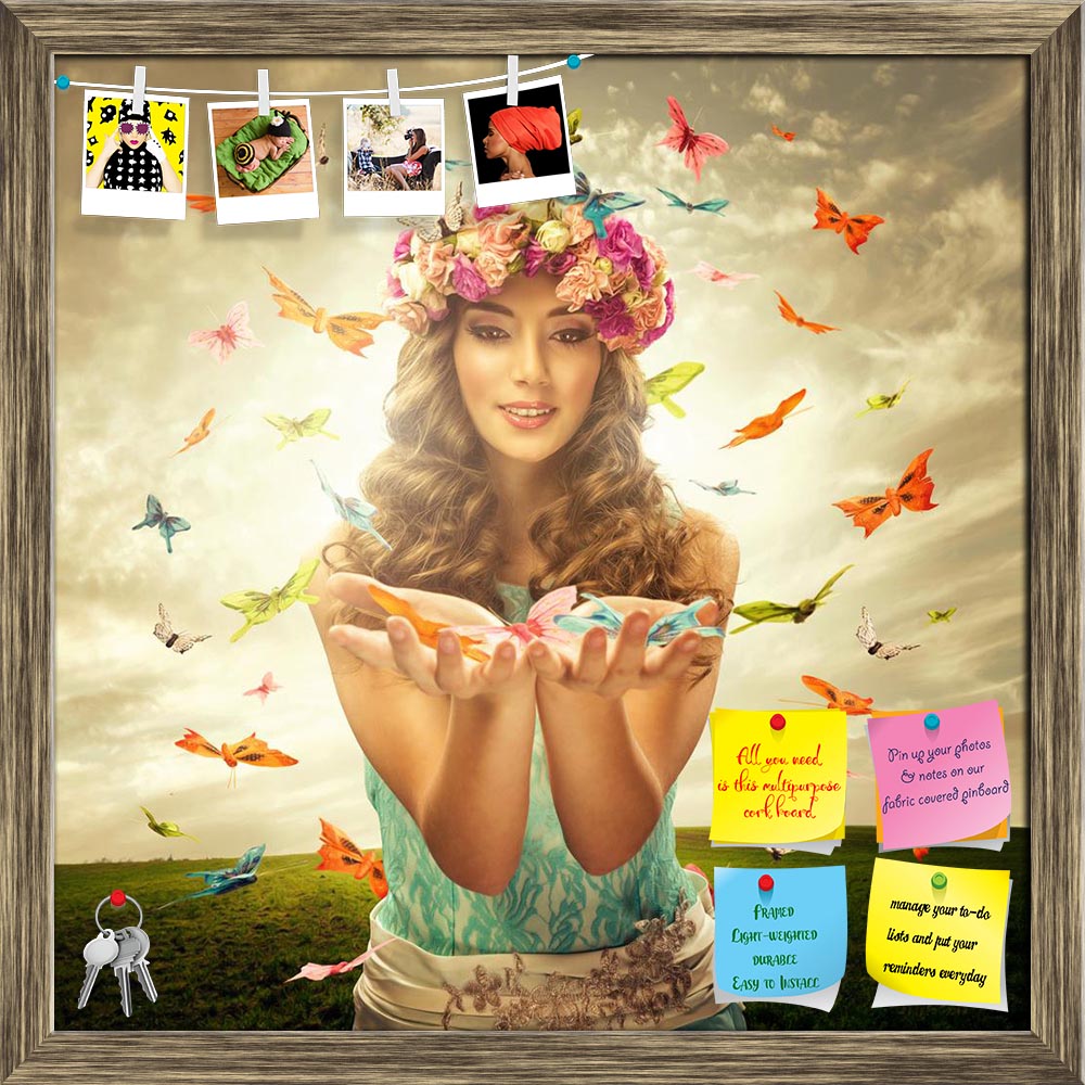 ArtzFolio Beautiful Woman Surrounds Many Butterfly Printed Bulletin Board Notice Pin Board Soft Board | Framed-Bulletin Boards Framed-AZ5006502BLB_FR_RF_R-0-Image Code 5006502 Vishnu Image Folio Pvt Ltd, IC 5006502, ArtzFolio, Bulletin Boards Framed, Fashion, Portraits, Photography, beautiful, woman, surrounds, many, butterfly, printed, bulletin, board, notice, pin, soft, framed, beauty, girl, young, hair, fantasy, model, portrait, female, face, butterflies, background, glamour, nature, dress, person, peopl
