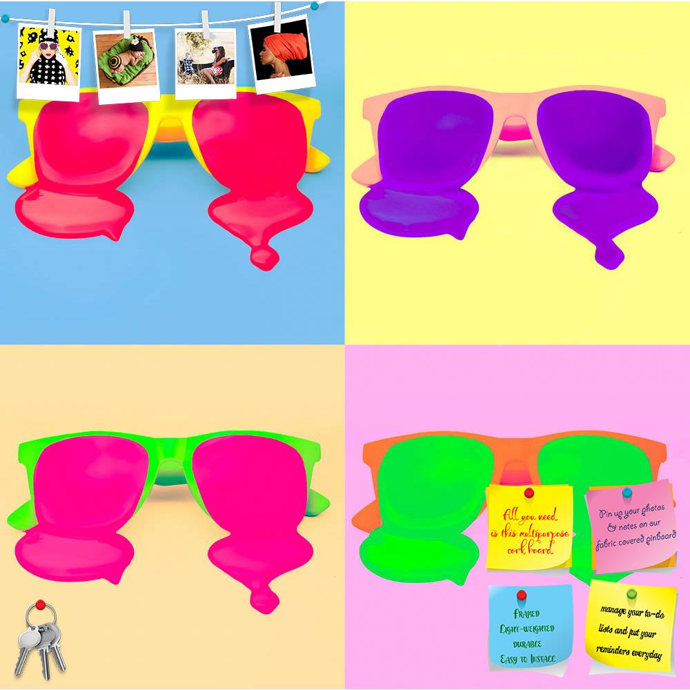 ArtzFolio Hipster Sunglasses On Colorful Background Printed Bulletin Board Notice Pin Board Soft Board | Frameless-Bulletin Boards Frameless-AZ5006506BLB_FL_RF_R-0-Image Code 5006506 Vishnu Image Folio Pvt Ltd, IC 5006506, ArtzFolio, Bulletin Boards Frameless, Pop Art, Digital Art, hipster, sunglasses, on, colorful, background, printed, bulletin, board, notice, pin, soft, frameless, bright, set, background., dripping, paint., explosion, summer, colors, pin up board, push pin board, extra large cork board, b