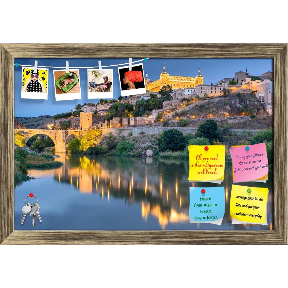 ArtzFolio Old Town Toledo Skyline on the River, Spain Printed Bulletin Board Notice Pin Board Soft Board | Framed-Bulletin Boards Framed-AZ5006508BLB_FR_RF_R-0-Image Code 5006508 Vishnu Image Folio Pvt Ltd, IC 5006508, ArtzFolio, Bulletin Boards Framed, Landscapes, Places, Photography, old, town, toledo, skyline, on, the, river, spain, printed, bulletin, board, notice, pin, soft, framed, madrid, dusk, tajo, cathedral, historical, iberia, view, greco, european, landmark, architectural, castle, castile, night