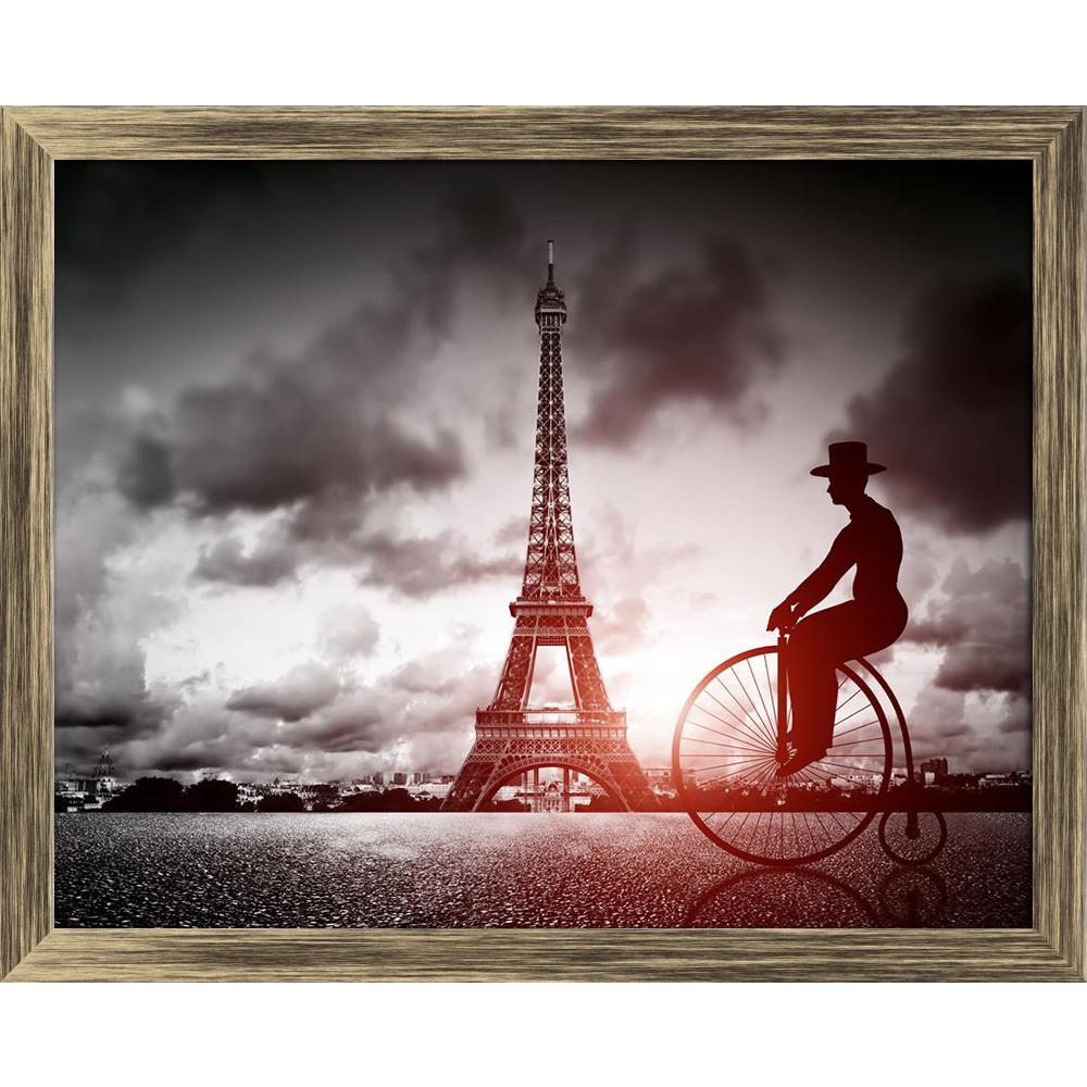ArtzFolio Retro Bicycle Next To Eiffel Tower, Paris, France Canvas Painting Synthetic Frame-Paintings Synthetic Framing-AZ5006523ART_FR_RF_R-0-Image Code 5006523 Vishnu Image Folio Pvt Ltd, IC 5006523, ArtzFolio, Paintings Synthetic Framing, Places, Photography, retro, bicycle, next, to, eiffel, tower, paris, france, canvas, painting, synthetic, frame, framed, print, wall, for, living, room, with, poster, pitaara, box, large, size, drawing, art, split, big, office, reception, of, kids, panel, designer, deco