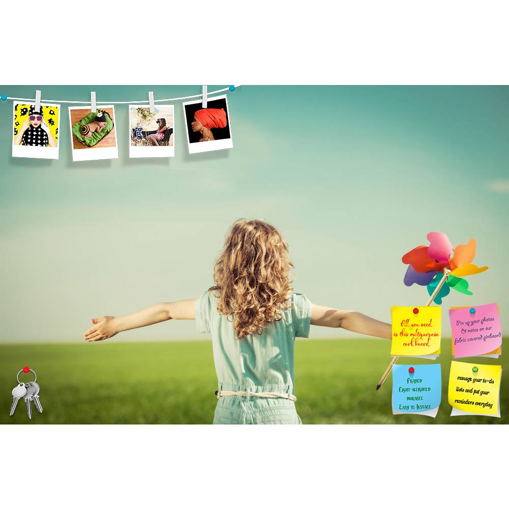 ArtzFolio Happy Child In Spring Field, Freedom Concept Printed Bulletin Board Notice Pin Board Soft Board | Frameless-Bulletin Boards Frameless-AZ5006534BLB_FL_RF_R-0-Image Code 5006534 Vishnu Image Folio Pvt Ltd, IC 5006534, ArtzFolio, Bulletin Boards Frameless, Kids, Photography, happy, child, in, spring, field, freedom, concept, printed, bulletin, board, notice, pin, soft, frameless, nature, sky, summer, dream, arm, raised, enjoy, smile, happiness, joy, kid, young, girl, green, blue, person, portrait, fa