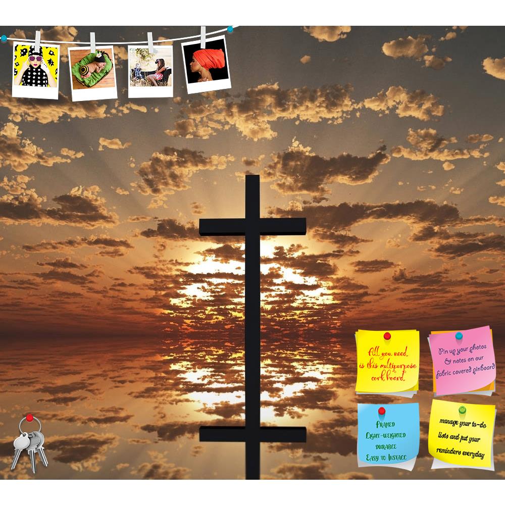 ArtzFolio Sunset Or Sunrise With Cross Printed Bulletin Board Notice Pin Board Soft Board | Frameless-Bulletin Boards Frameless-AZ5006536BLB_FL_RF_R-0-Image Code 5006536 Vishnu Image Folio Pvt Ltd, IC 5006536, ArtzFolio, Bulletin Boards Frameless, Landscapes, Religious, Photography, sunset, or, sunrise, with, cross, printed, bulletin, board, notice, pin, soft, frameless, sun, religion, jesus, god, christianity, christ, sky, sunlight, christian, light, spiritual, silhouette, crucifix, heaven, faith, church, 