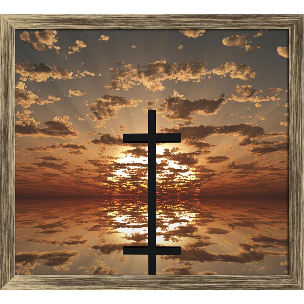 ArtzFolio Sunset Or Sunrise With Cross Canvas Painting-Paintings Wooden Framing-AZ5006536ART_FR_RF_R-0-Image Code 5006536 Vishnu Image Folio Pvt Ltd, IC 5006536, ArtzFolio, Paintings Wooden Framing, Landscapes, Religious, Photography, sunset, or, sunrise, with, cross, canvas, painting, framed, print, wall, for, living, room, frame, poster, pitaara, box, large, size, drawing, art, split, big, office, reception, of, kids, panel, designer, decorative, amazonbasics, reprint, small, bedroom, on, scenery, sun, re