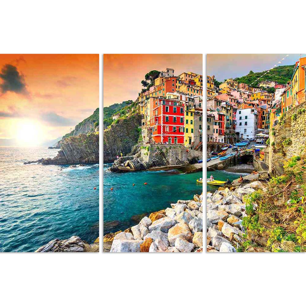 ArtzFolio Cinque Terre National Park in Italy, Europe Split Art Painting Panel on Sunboard-Split Art Panels-AZ5006549SPL_FR_RF_R-0-Image Code 5006549 Vishnu Image Folio Pvt Ltd, IC 5006549, ArtzFolio, Split Art Panels, Landscapes, Places, Photography, cinque, terre, national, park, in, italy, europe, split, art, painting, panel, on, sunboard, framed, canvas, print, wall, for, living, room, with, frame, poster, pitaara, box, large, size, drawing, big, office, reception, of, kids, designer, decorative, amazon